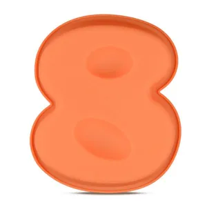 Free Sample Food Grade Heat Resistant Nontoxic Silicone Cake Mold Baking Mousse Pudding Mold Tool Figure 8 thumbnail-2