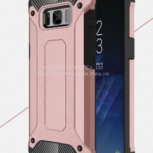 Samsung Galaxy S8 & S8 Plus Dual Layer Shockproof Armour Tough Case Cover thumbnail-3