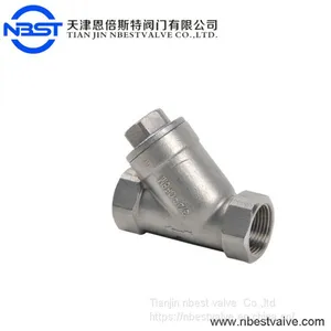 Water Y Type Filter Female Thread Stainless Steel Strainer Valve thumbnail-1