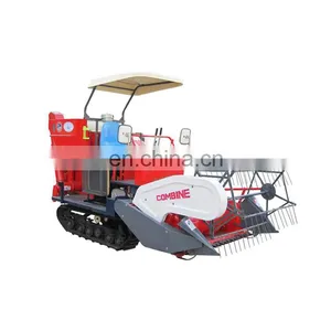 4lz-1.0 Self-propelled Mini Rice Combine Harvester Wheat Harvester Price thumbnail-7
