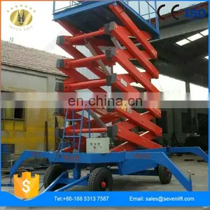 7LSJY Shandong SevenLift 500kg Hydraulic Electric Jlg Scissorlift Table for Sale thumbnail-4