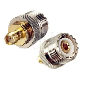RF Coaxial Coax Adapter SMA Male to UHF Female Pl259 Adapter thumbnail-1