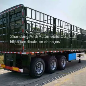 Three-axle Stake Semi Trailer/stake Semi Trailer/storage/stake Truck/stake High Bed Cattle Semi Trailer/ Semi Trailer thumbnail-3