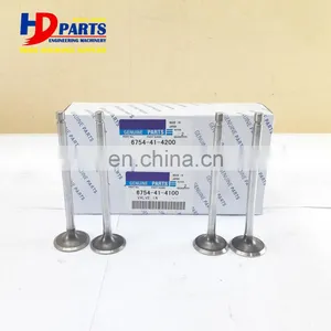 6D107 QSB6.7 Engine Valve For Valve Intake & Valve Exhaust Length 124.5mm thumbnail-5