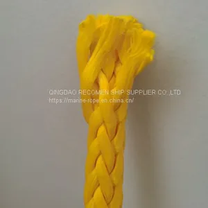 Factory Direct Supply Uhmwpe Rope 10mm/ 18mm 12 Strand Uhmwpe Rope High Tensile Synthetic thumbnail-2