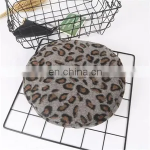 Autumn Winter Children Leopard Beret Hats Fashion All-match Baby Boys Girls Pumpkin Hats Kids thumbnail-5