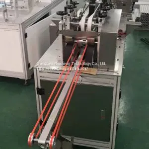 Semi Automatic Disposable Ultrasonic Mask Welding Machine/Medical Mask Earloop Welding Machine thumbnail-2