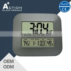Digital Temperature LCD Wall Clock thumbnail-2