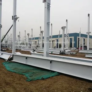 Seismic Earthquake Prefabricated Light Steel Structure Muti Slope Workshop thumbnail-3