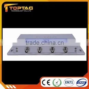 25m Long Range Impinj R2000 Four Ports UHF RFID Reader , Four Antenna thumbnail-1
