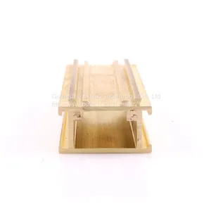 Customized Extruded Brass Profile Brass Window Track thumbnail-1
