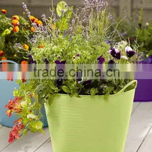 Plastic Garden Multifunction Colorful Self-Watering TubTrug Planter thumbnail-2