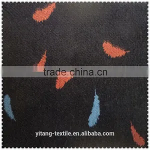 Feather Printed Spandex Corduroy Fabric thumbnail-1