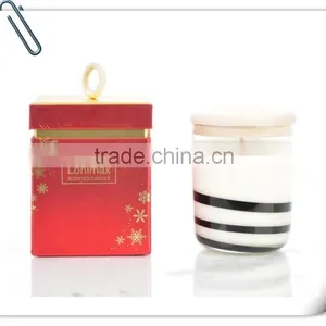 280g Scented Candle in Glass Bottle With Hard Package Box thumbnail-1