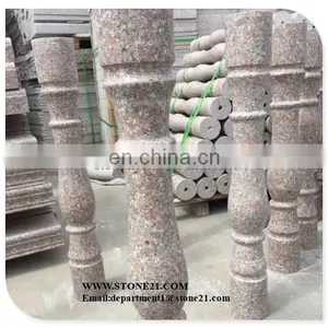 Cheap China Pink Cream Granite Stone Balcony Balustrade thumbnail-4