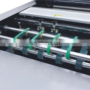 YFML720 A2 A1 Hydraulic Thermal Pre-glued Semi Automatic Opp Film Paper Laminating Machine, Sheet Feed Double Side Laminator thumbnail-4