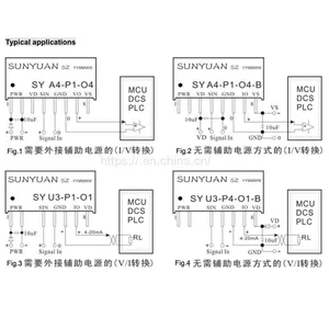 4-20mA to 0-5V Instrumentation and Sensor Signal Transmission Transmitter thumbnail-4
