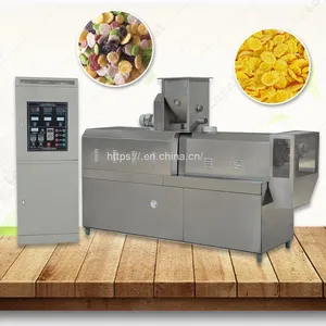 Extrusion Food Cereal Snack Food Production Plant Corn Pops Cereal Production Line thumbnail-2