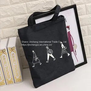 Custom Logo Size Printed Large Capacity Blank Big Canvas Tote Bag for Shopping thumbnail-5