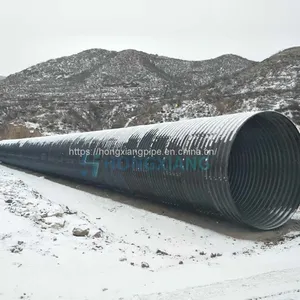 Steel Drainage Pipe Large Diameter Culvert Metal Pipe for Sale thumbnail-1