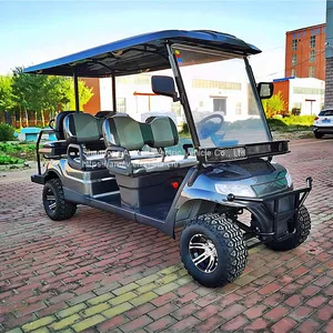 6-seater Electric Golf Cart, Beach Golf Cart for Sale thumbnail-3