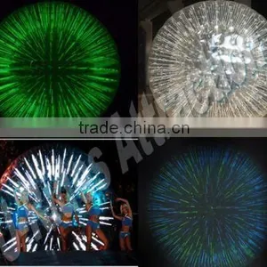 Hot Sale Transparence Colorfull Grass Tpu Pvc Inflatable Body Zorb Balls on Snow for Kids 2.6m/2.8m thumbnail-4