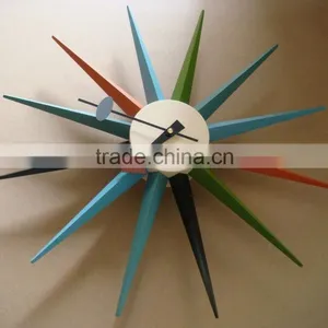 Original Quality Colorful Sun Wall Clock thumbnail-2