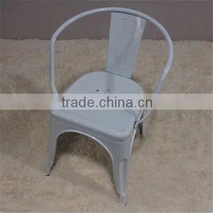 Colorful SH44cm Restaurant Furniture Metal Frame Dining Chair thumbnail-3