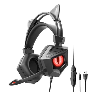 Explosive Wired Headphones, Gaming Computers, Mobile Phones, Headphones, Head Mounted Esports Earphones thumbnail-1
