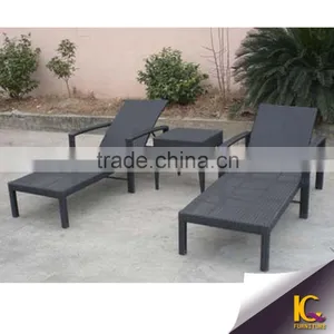 Low Price Plastic Sun Lounger pe Rattan Outdoor Chaise Lounge thumbnail-4