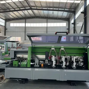 PVC Edge Banding Machine Automatic Wood Edge Bander Melamine Cabinet Edge Banding With End Cutter thumbnail-5