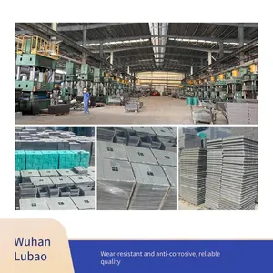 Lubao Square Manhole Covers Made of Composite Resin Material, Manufacturer for Park Inspection Wells 300*400, Green and Environment-friendly for Gardens thumbnail-4