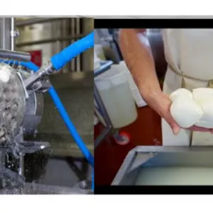 Genyond 150-250kg/h Kapazität Mozzarella-Käse-Schneide-, Koch-, Streck- und Formmaschine thumbnail-2