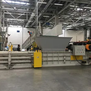Waste Paper Shredder Baler | Integrated Shredding & Baling Machine thumbnail-4