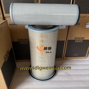 Doosan 2474-9053A 2474-9054A Air Filter For Develon Excavator thumbnail-3