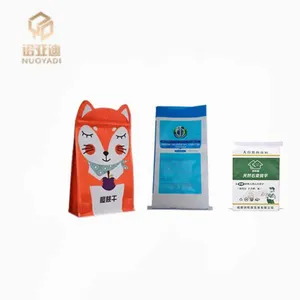 Eight-Sided BOPP Gravure Printed Square Bottom Pet Food Packaging Flat Bottom Box Pouch With Stand-Up Feature Seal Bag thumbnail-4