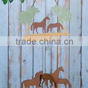 Garden Decoration_Metal Outdoor Scenic Chime_Horse thumbnail-1