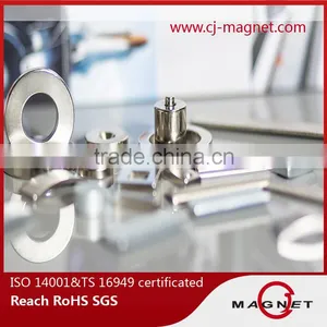 Rare Earth Ring Neodymium Magnet With Coating Zn WithISO14001 Supplier's Choice thumbnail-1