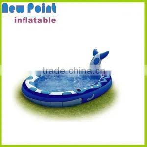 Inflatable Swimming Pool Toys for Fun,mini Blue Shark Inflatable Kids Pool,pool Waterfalls thumbnail-1