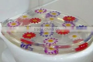 Decorated Covers wc Poly Resin Toilet Seat Flap wc Resin thumbnail-1