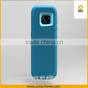 Case for Samsung S6 Edge Armor Hybrid Robot Phone Case With Full Body Covered Light Green thumbnail-1