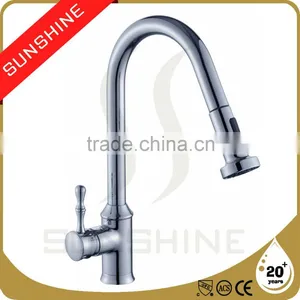 SSDS8667 Pull Down Spray Brass Best Kitchen Faucets thumbnail-1