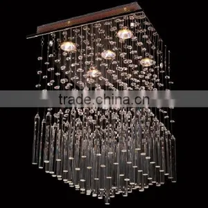 Contemporary LED Crystal Lamp Induction Office Ceiling Lamp Modern thumbnail-1