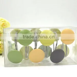 Various Color of Flower Polyresin Shower Curtain Hooks thumbnail-2