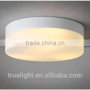 2LT E27 Ceiling Lamp , Round Glass Ceiling Light , Home & Hotel Light thumbnail-1