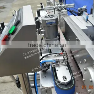 Servo Motor Automatic Two Side Sticker Paper Bottle Labeling Machinery China Shanghai thumbnail-3