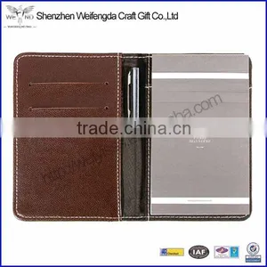 New Arrival Hot Sale Chocolate Executive PU Leather Memo Pad thumbnail-1