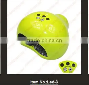 Muticolor 9W UV Lamp 100V-240V for Curing Nail Dryer Nail Gel Polish Dryer Curing Led Nail Lamp Free/Drop Shipping EU Plug Quality Choice thumbnail-1