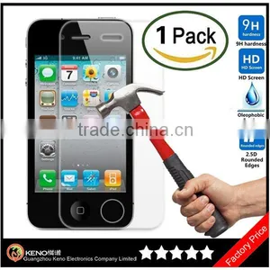 Keno Wholesale Hot Selling Mobile Phone Accessories, for IPhone 5 Tempered Glass Screen Protector thumbnail-1