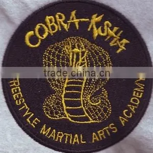 Letter Round Shape Badge Iron on Embroidery Patch thumbnail-5